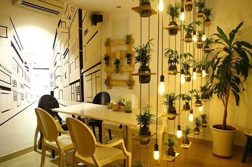 Đèn trang trí Hà Nội - không gian phòng đọc chill