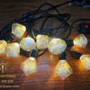 Bóng E27 chất liệu nhựa cao cấp hình thoi- QTlighting