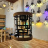 Đèn thả chao sắt đan họa tiết sang trọng- QTlighting