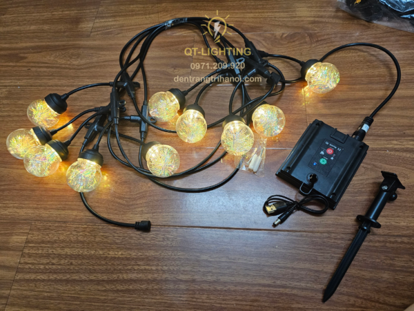 Đèn dây đui trang trí năng lượng mặt trời - QTlighting
