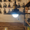 Đèn thả chao đen lớn- QTlighting