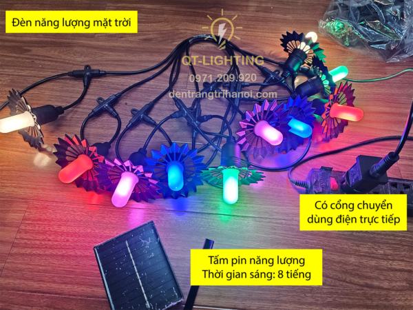 Đèn dây đui trang trí năng lượng mặt trời - QTlighting