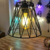 Đèn thả chao sắt đan cách điệu- QTlighting