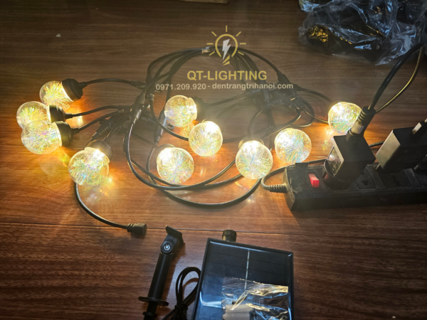Đèn dây đui trang trí năng lượng mặt trời - QTlighting