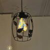 Đèn thả chao sắt đan vintage - QTlighting