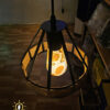 Đèn Thả Khung sắt vintage - sơn tĩnh điện cao cấp- QTlighting