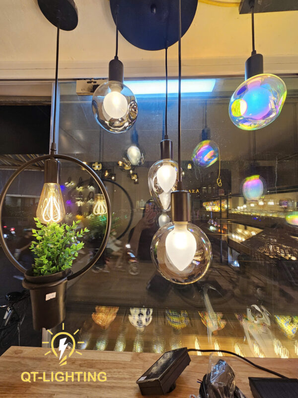 bộ 3 bóng 2 lớp phong cách châu Âu sang trọng - QTlighting