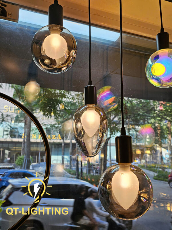 bộ 3 bóng 2 lớp phong cách châu Âu sang trọng - QTlighting