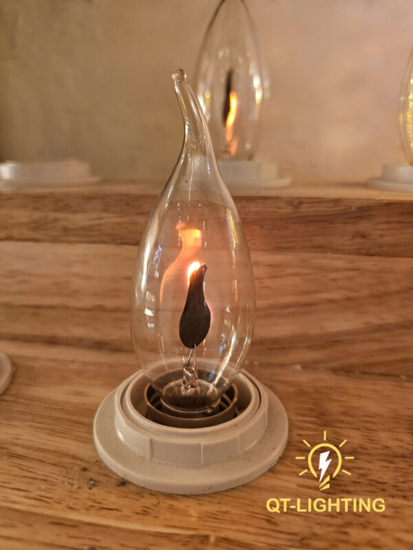 bóng râu giả ngọn lửa cháy