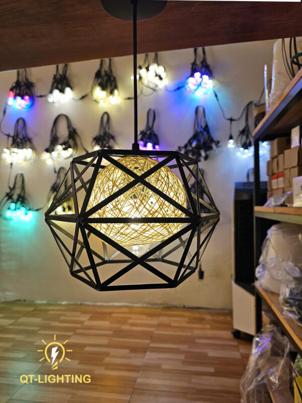 Đèn thả lõi mây - QTlighting