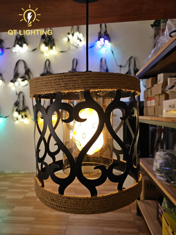 Đèn Thả Khung sắt - sơn tĩnh điện cao cấp (size lớn)- QTlighting