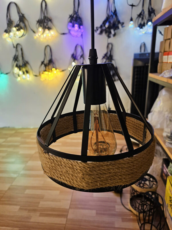 Đèn Thả Khung sắt vintage - sơn tĩnh điện cao cấp- QTlighting