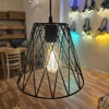 Đèn thả chao sắt đan cách điệu- QTlighting