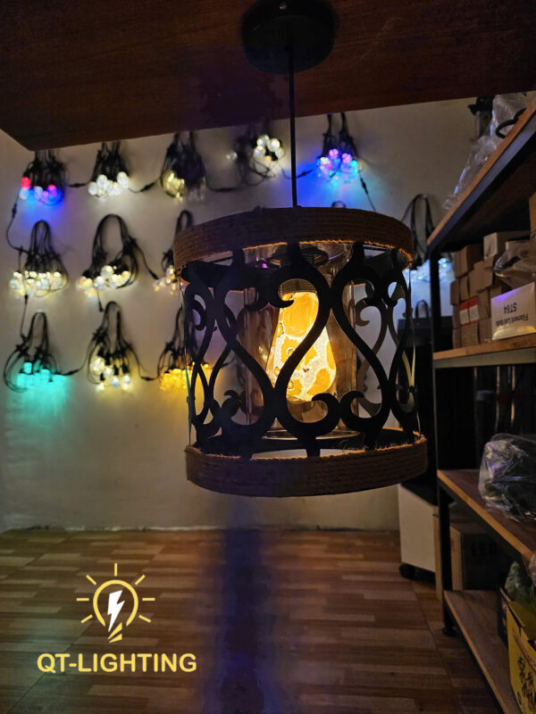 Đèn Thả Khung sắt - sơn tĩnh điện cao cấp (size lớn)- QTlighting