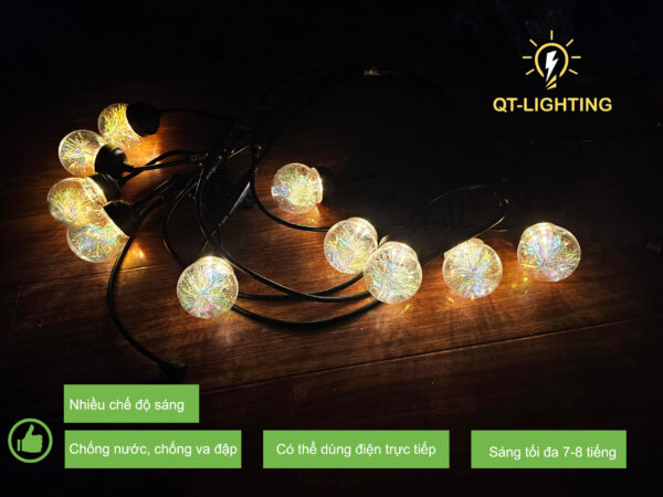Đèn dây đui trang trí năng lượng mặt trời - QTlighting