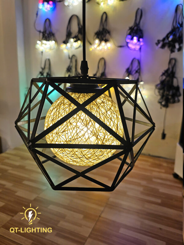 Đèn thả lõi mây - QTlighting
