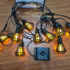 Đèn dây đui trang trí năng lượng mặt trời giả đèn dầu - QTlighting