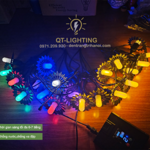 Đèn dây đui trang trí năng lượng mặt trời - QTlighting