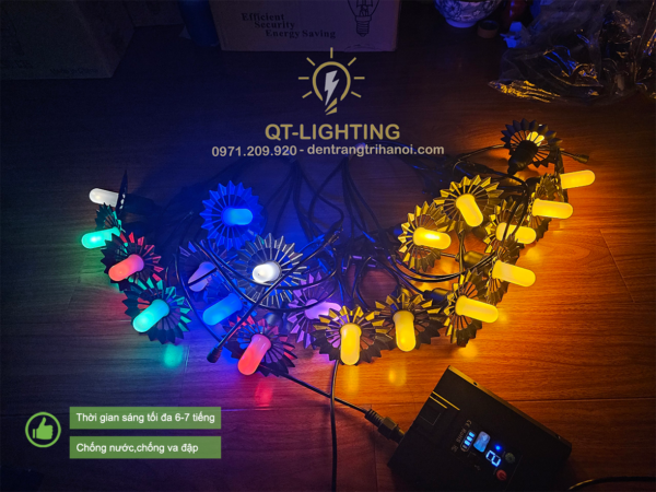 Đèn dây đui trang trí năng lượng mặt trời - QTlighting
