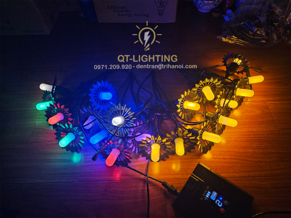 Đèn dây đui trang trí năng lượng mặt trời - QTlighting