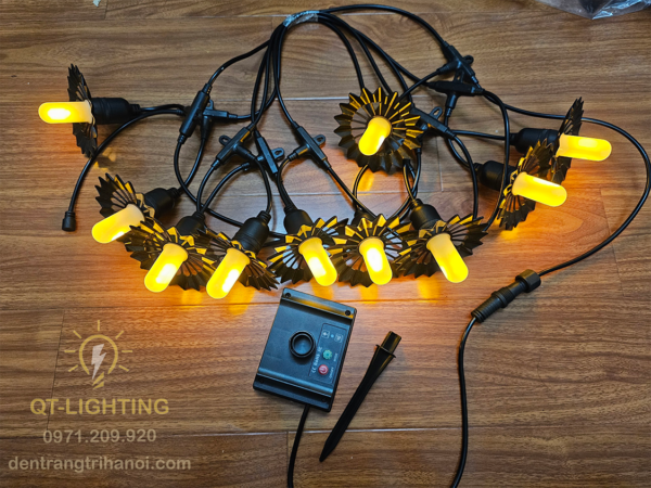 Đèn dây đui trang trí năng lượng mặt trời - QTlighting